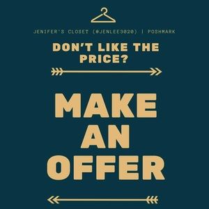 Reasonable offers welcome